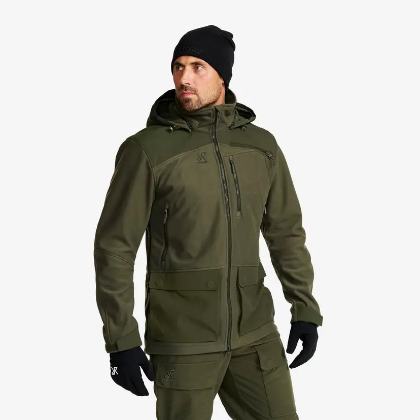 RevolutionRace Trace Silent Softshell Jacket Herre Deep Depths