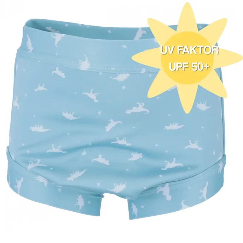 Bablegøye Bablegøye UV Badeshorts for badebleier, Dusty Blue (UPF 50+)