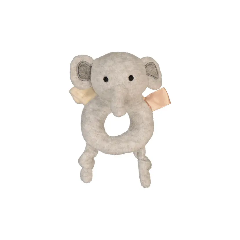 Geggamoja Skallra ring grå elefant