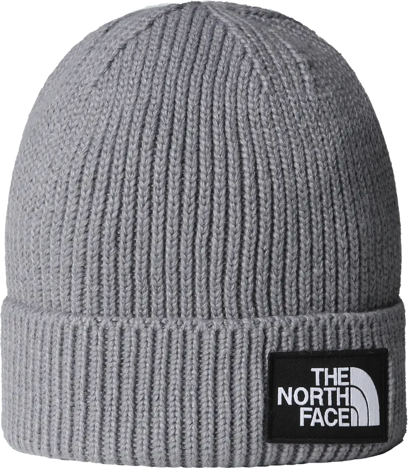 The North Face The North Face TNF Logo Box Cuffed Beanie TNF Medium Grey Heather