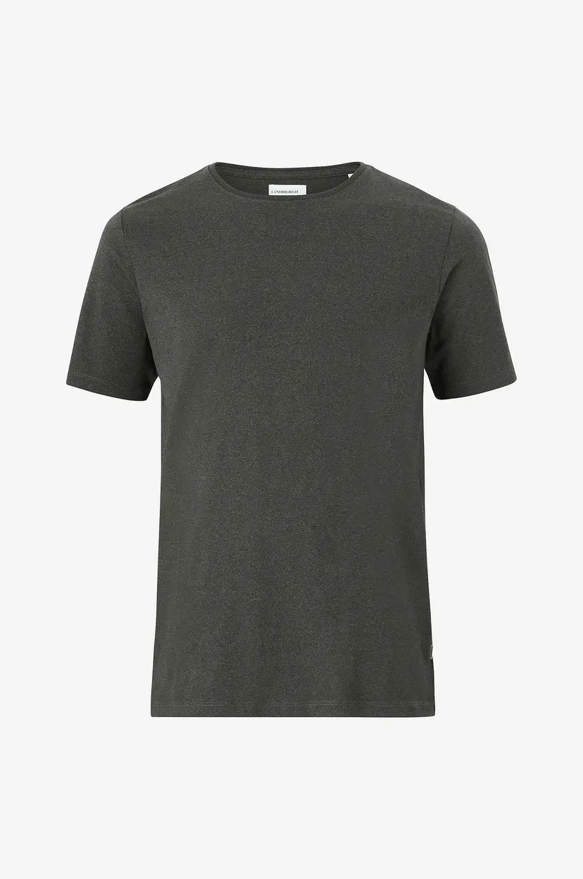 Lindbergh T-shirt Mouliné O-neck Tee S/S - Svart