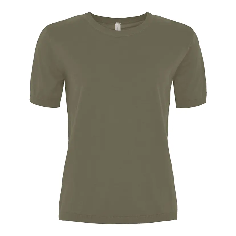 Skovhuus Skovhuus Kvinne Strikket T-shirt Thyme Green XL