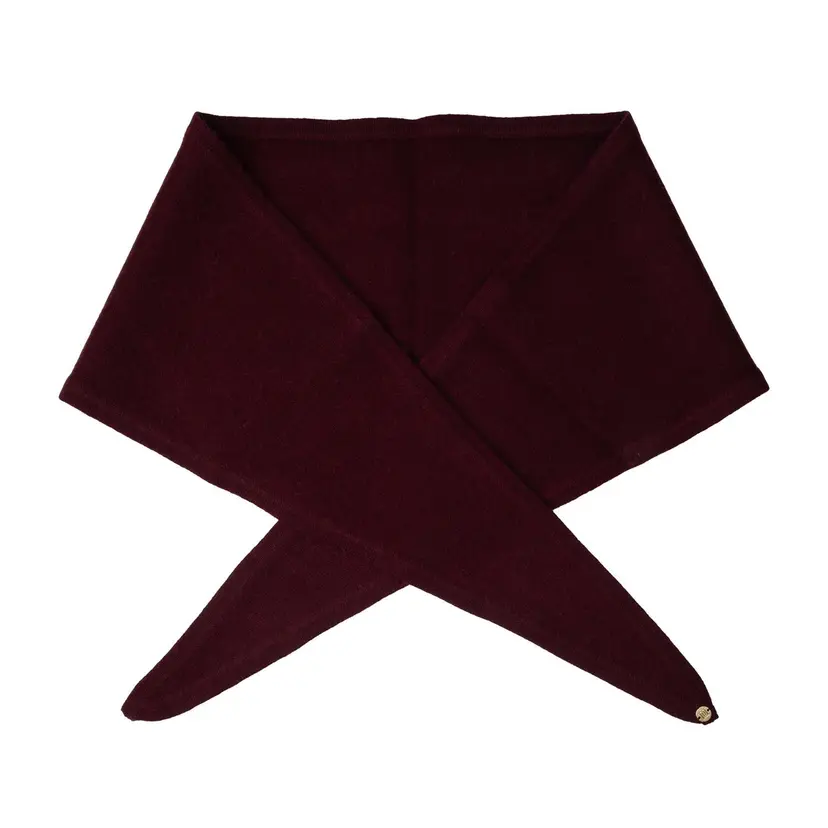 Dark Cashmere Scarf Bordeaux