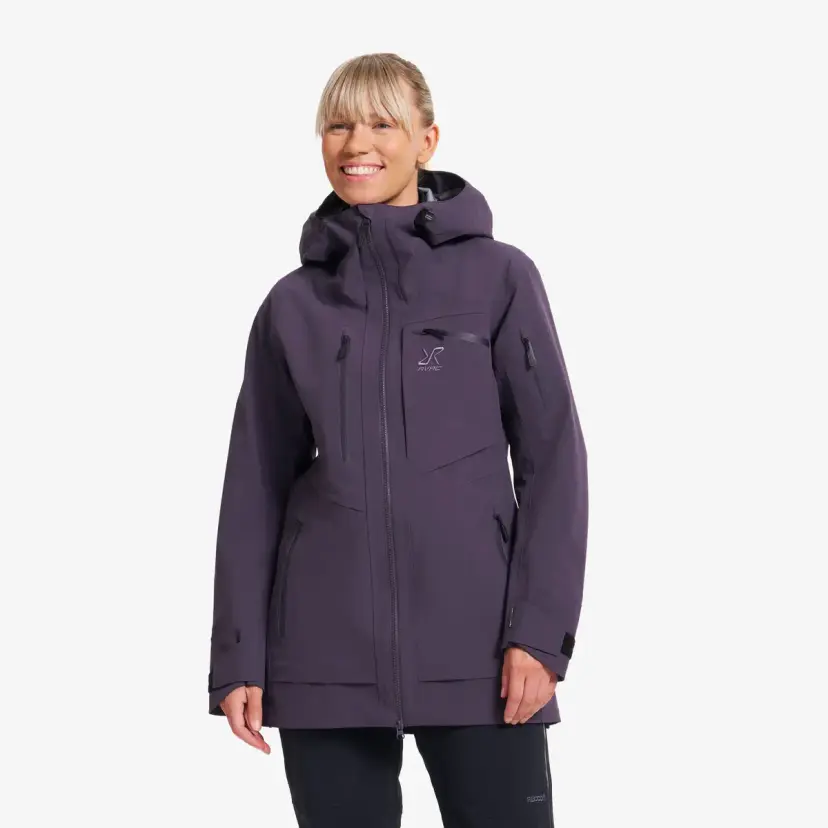 RevolutionRace Cyclone Long 3L Jacket Dame Nightshade