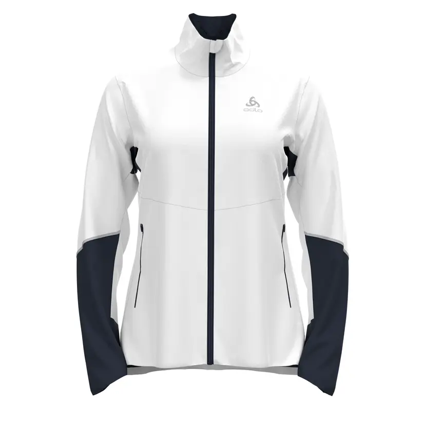 Odlo Odlo Women's Jacket Langnes White - Dark Sapphire