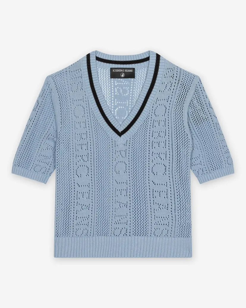 Iceberg Jeans Iceberg Jeans A2 Maglia Pullover Blue Pullover