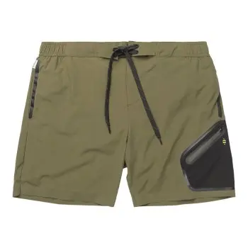 Panos Emporio Panos Emporio Badebukser Tech Boardshorts Mørkgrørnn  polyamid Large Herre