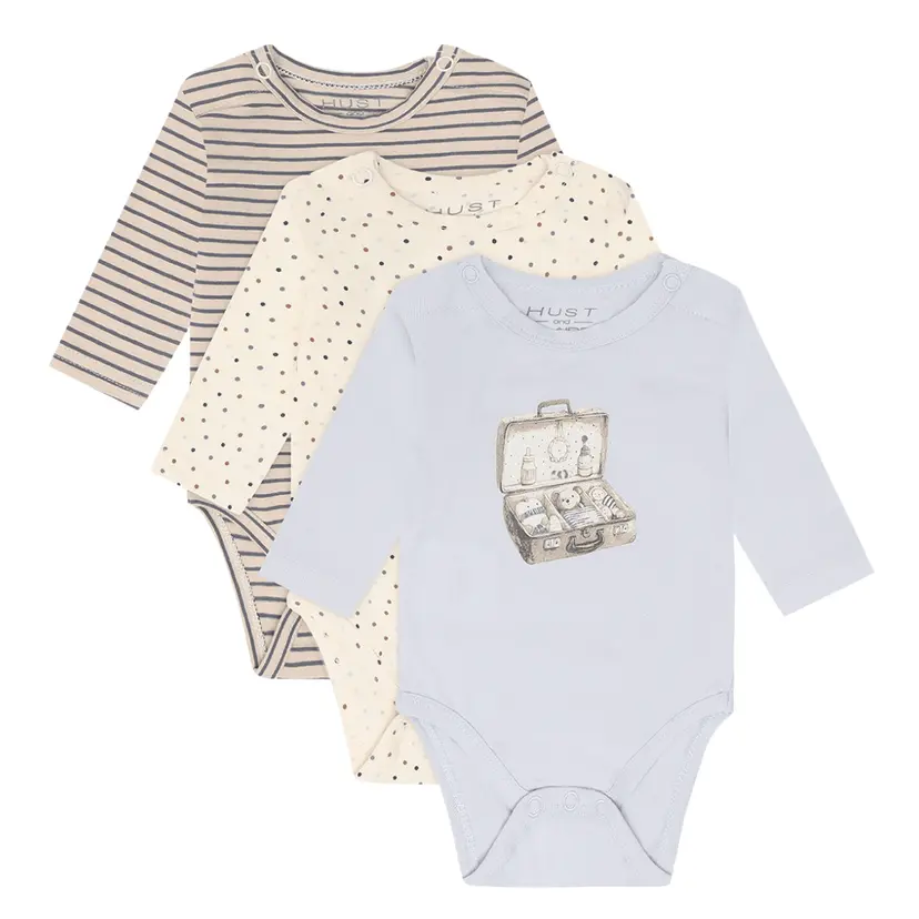 Hust and Claire Hust & Claire - Body 3-pk Base A Bit Blue