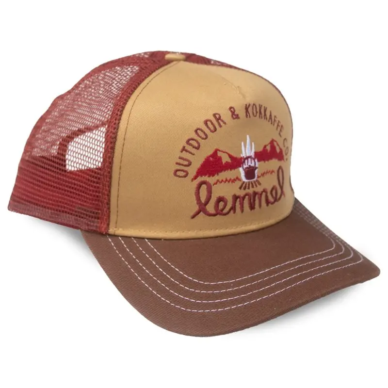 Lemmel Kaffe Lemmel Kaffe Keep On Truckin Mama Cap Brown/Burgundy