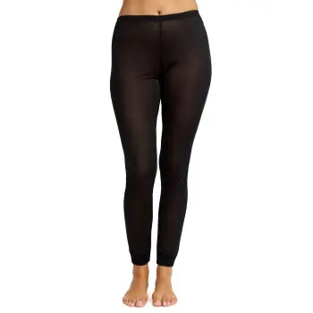 Damella Damella Silk Leggings Svart silke X-Small Dame