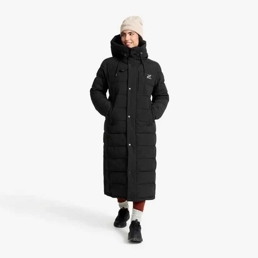 RevolutionRace Scenic Insulated Long Parka Dame Black