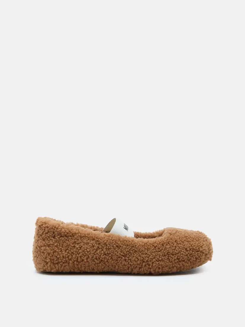 Moon Boot Ballerina Shearling Cognac - 37