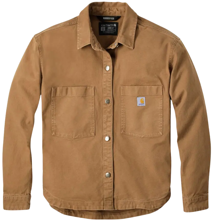 Carhartt Workwear Carhartt Workwear Carhartt W's Heavyweight Duck Overshirt Carhartt® Brown