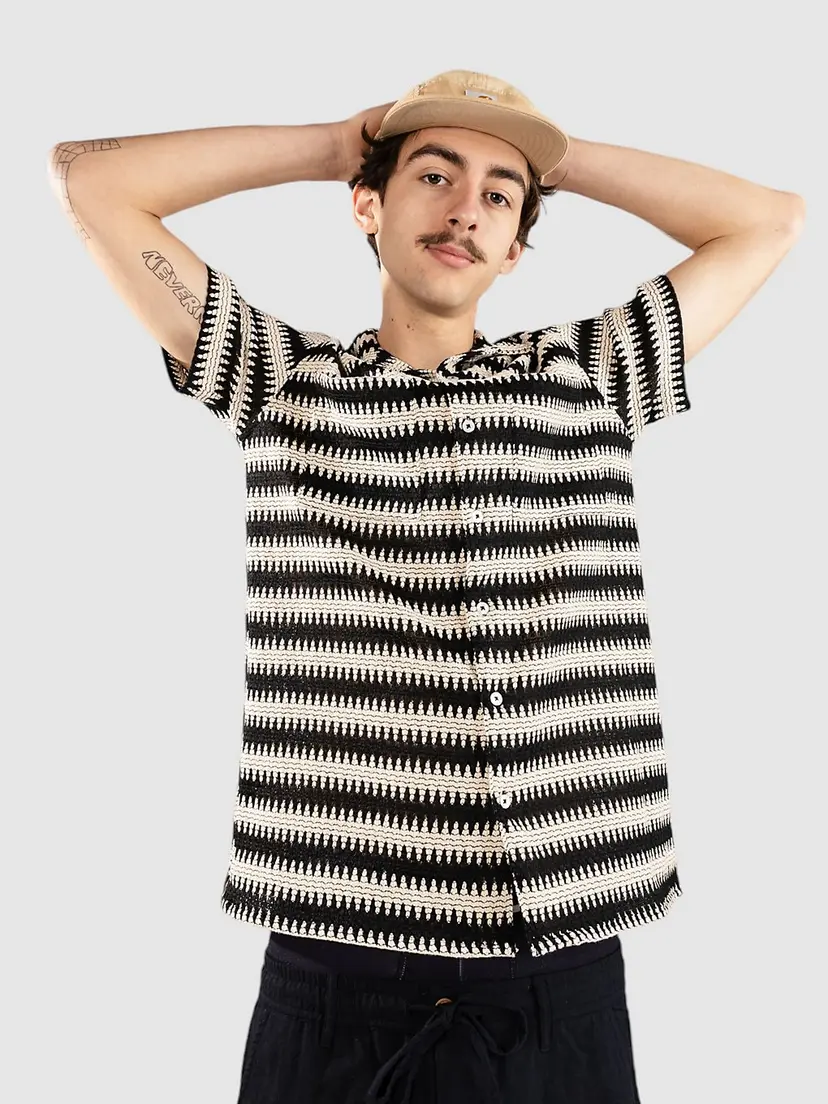 Anerkjendt Anerkjendt Akkurt Struc Stripe Skjorte brun