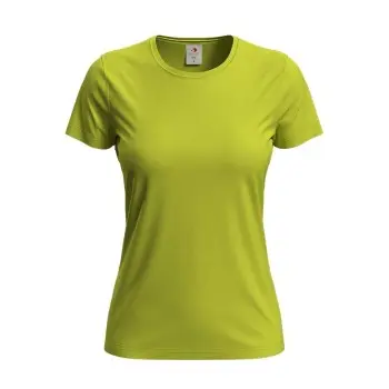Stedman Stedman Classic Women T-shirt Limegrønn bomull Medium Dame