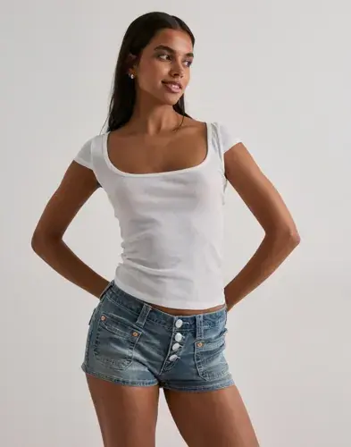 True Religion True Religion - Blå - Front Pocket Denim Mr Shorts F