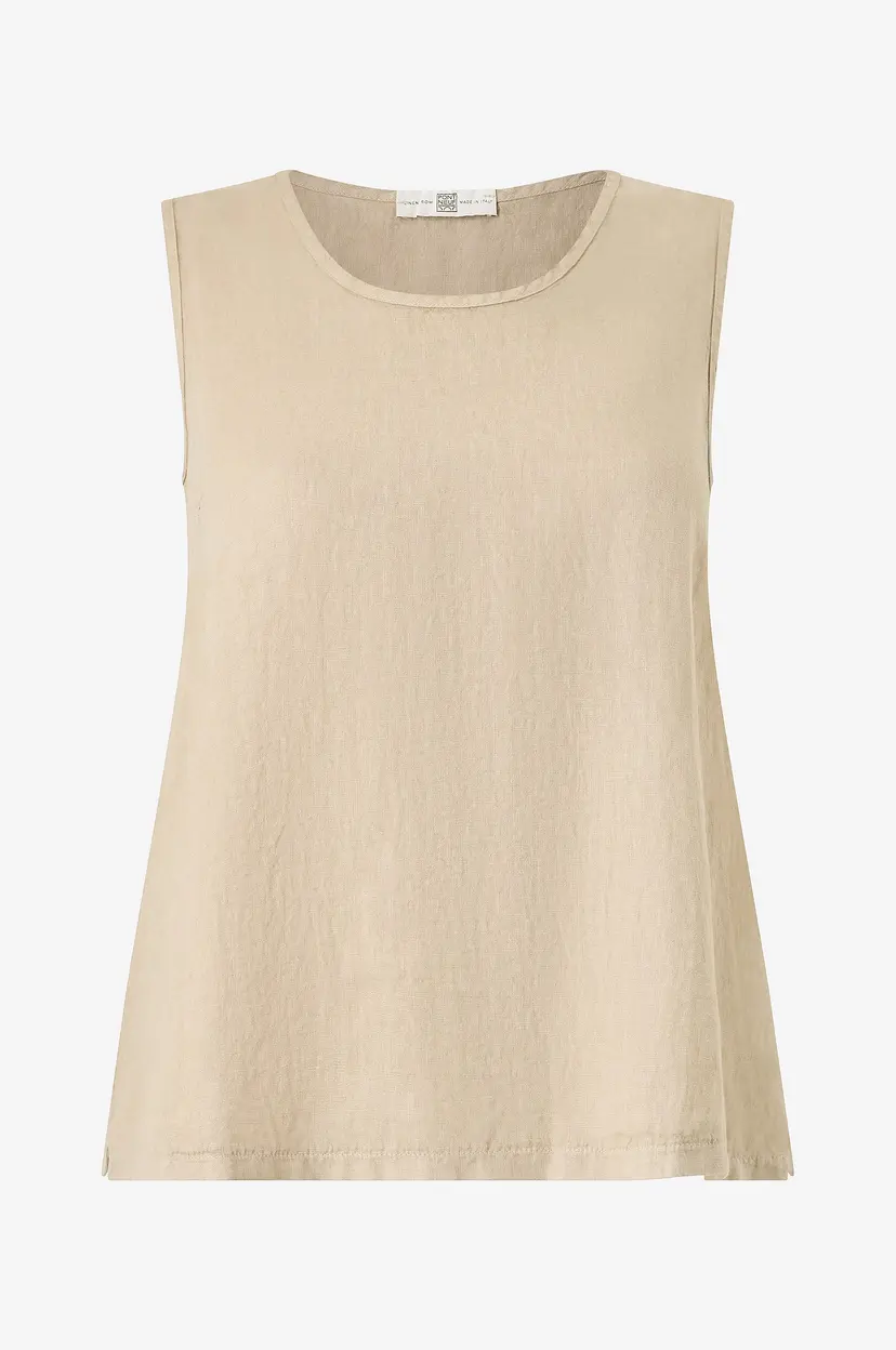 Pont Neuf Topp i lin pnCamma - Beige