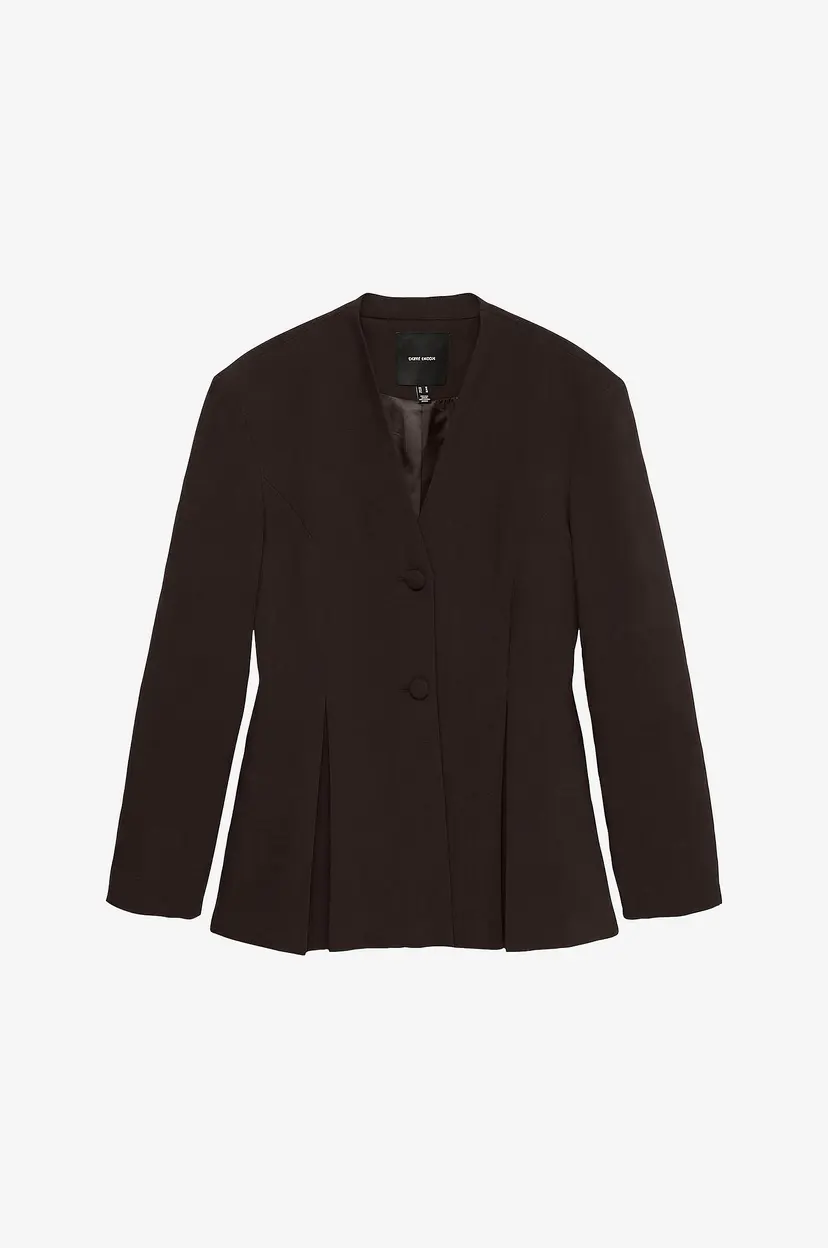 Vero Moda Blazer Vmjodie Ls Peplum Blazer - Brun