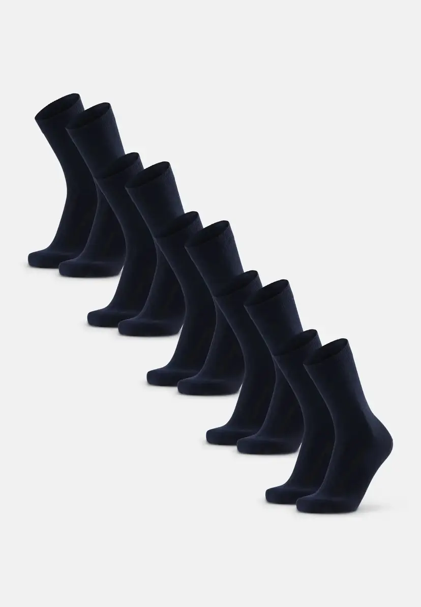 DANISH ENDURANCE DANISH ENDURANCE Merino Button Strømper, Mørk Marineblå, 39-42