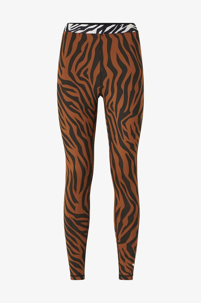Puma Treningstights Animal Remix HW 7/8 Tight - Brun
