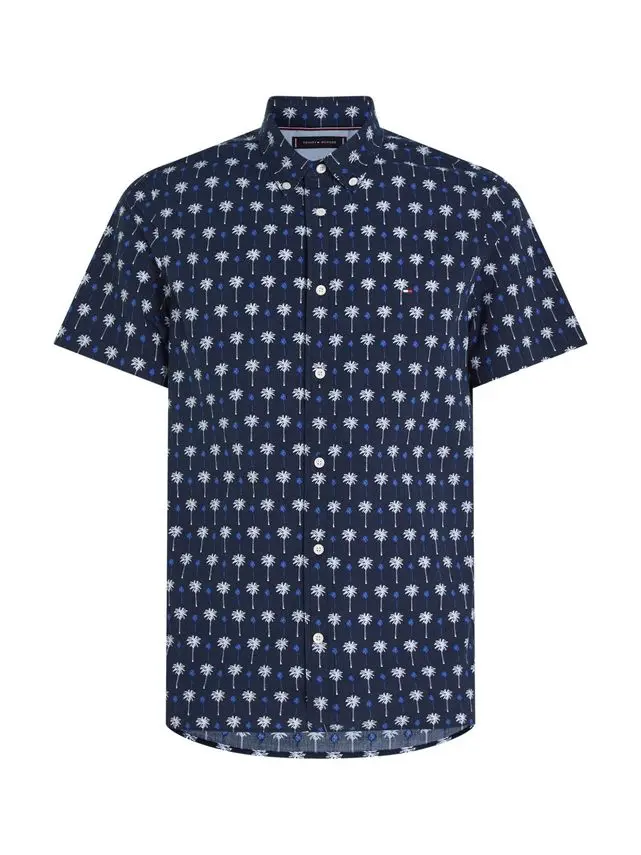 Tommy Hilfiger MINI PALM PRINT SF SHIRT S/S