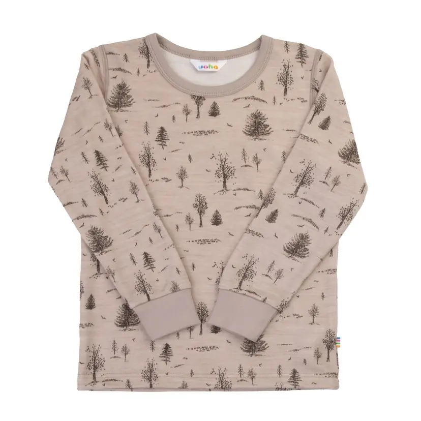 Joha Trøye i ull/bambus «Forest» Beige