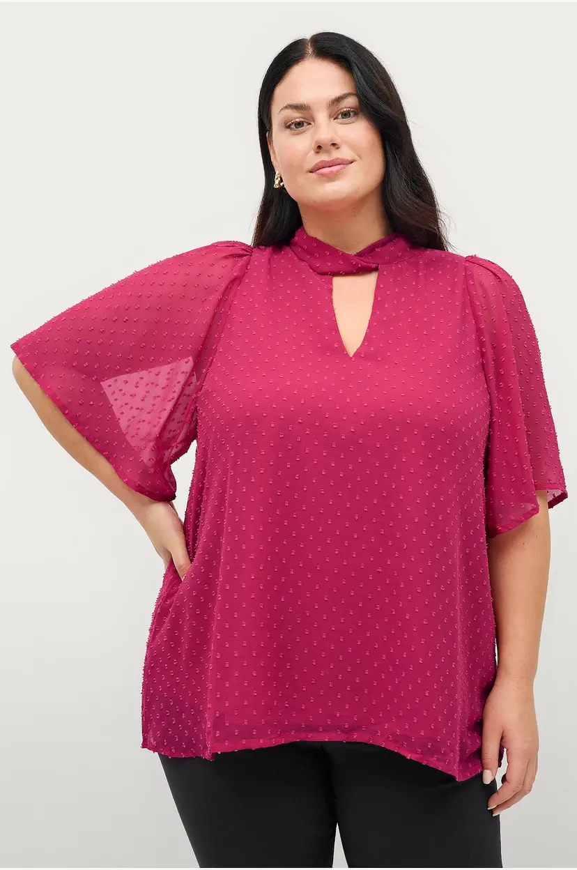 Ellos Plus collection Bluse Sigrid - Lilla