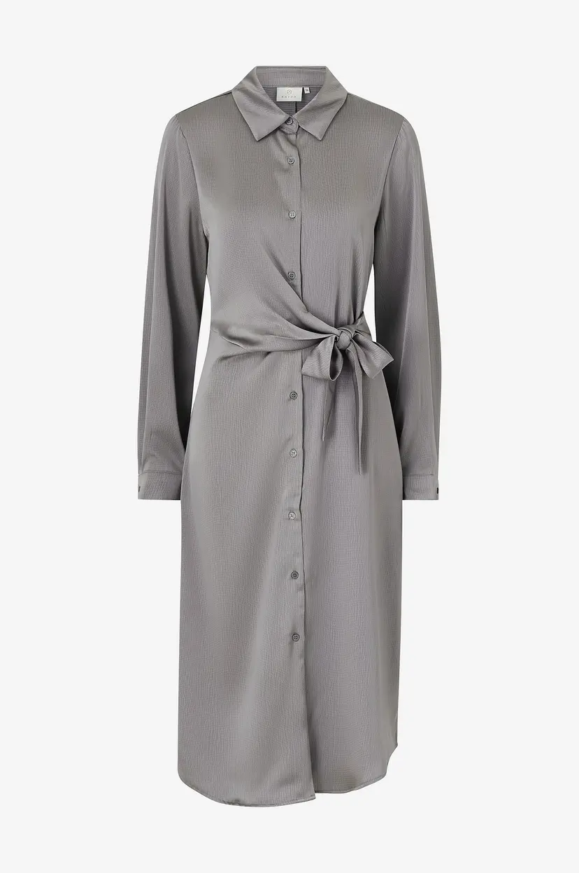 Kaffe Skjortekjole kaLotte Dress - Grå