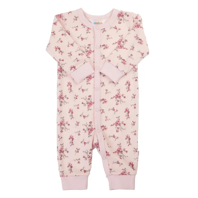 Joha Joha - Heldress i Ull/ Bambus Blomst Lys Rosa