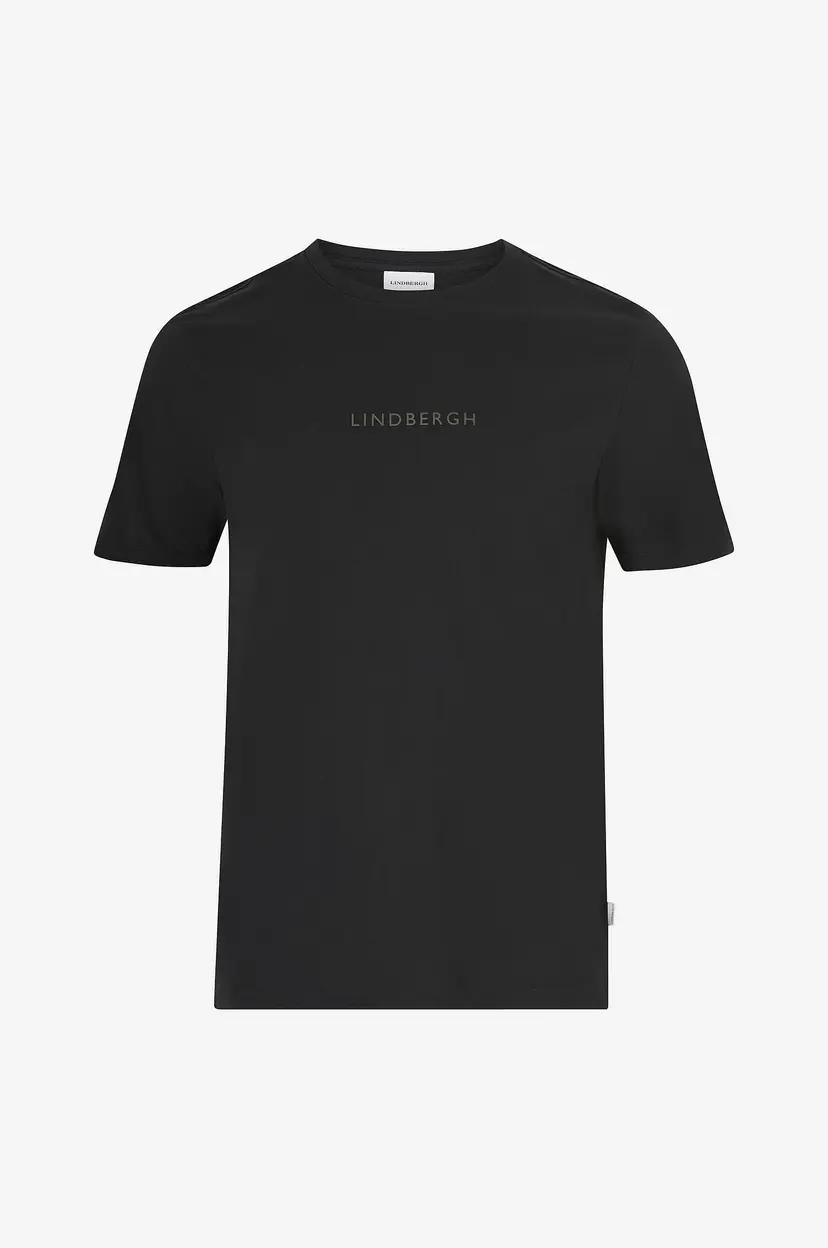 Lindbergh T-skjorte Lindbergh Print Tee S/S - Svart