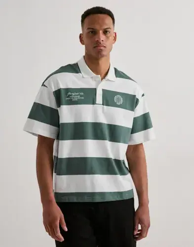 Only & Sons Only & Sons Onsdevin Rlx Ss Rugby Polo Tee Kortermet poloskjorte Grønn