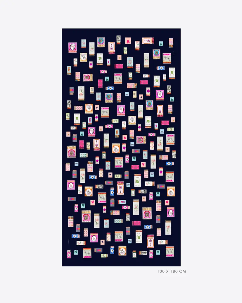 VilaGallo VilaGallo 33039 Blue Scarf