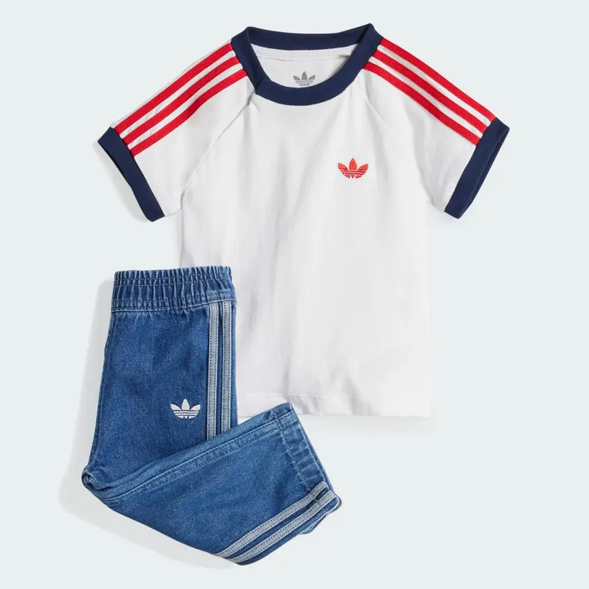 Adidas Denim Tee Sett, barn