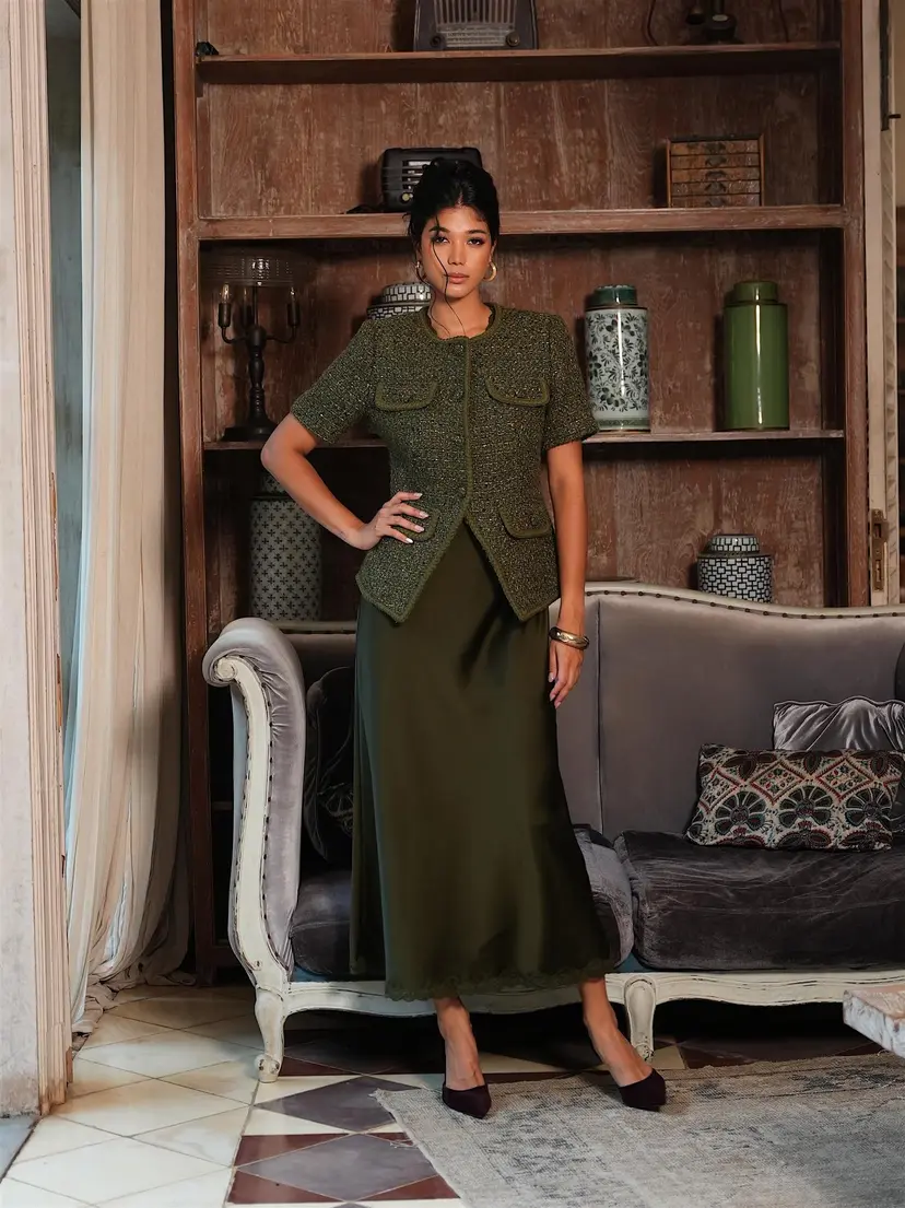 Love Lolina Abbot Top Khaki - XS