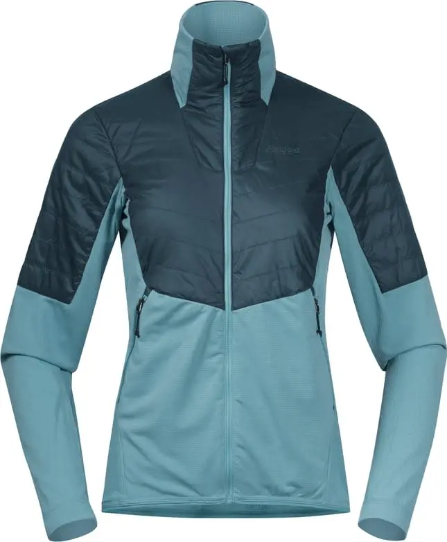 Bergans Bergans Women's Senja Midlayer Jacket Smoke Blue/Orion Blue