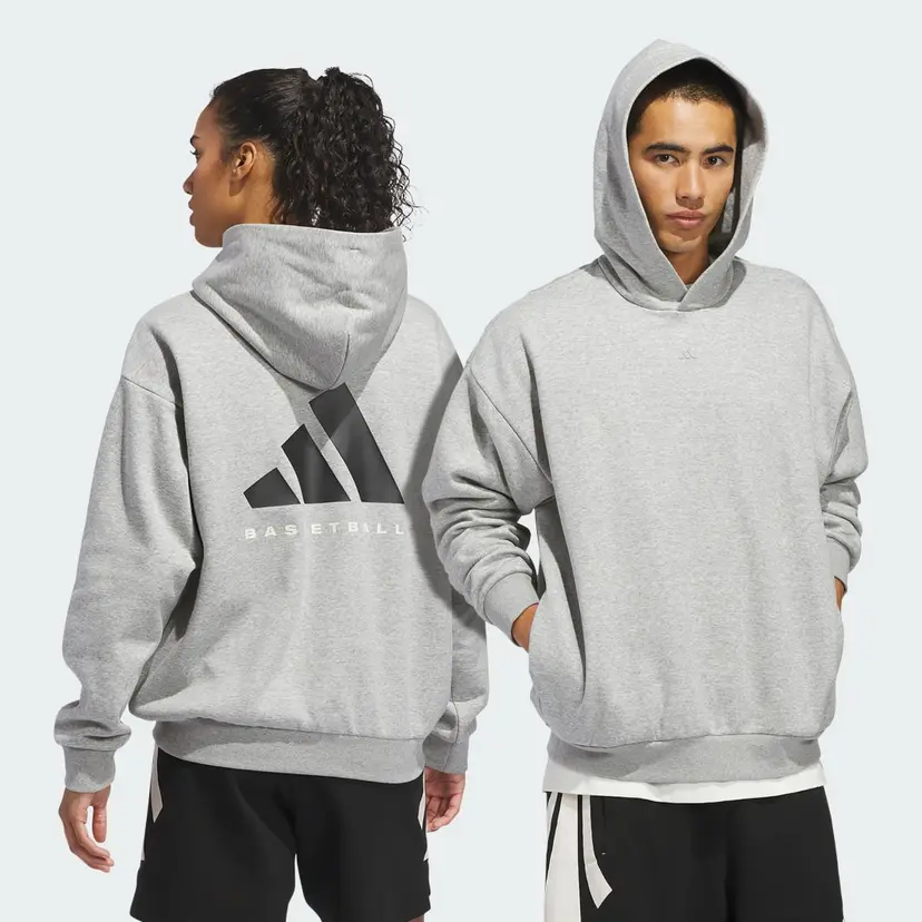 Adidas adidas Basketball Fleece Hettegenser (unisex)