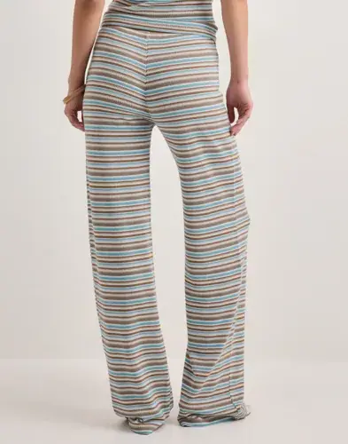 Nelly Nelly - Multi/Mønstrete - Chill Stripe Low Waist Pants