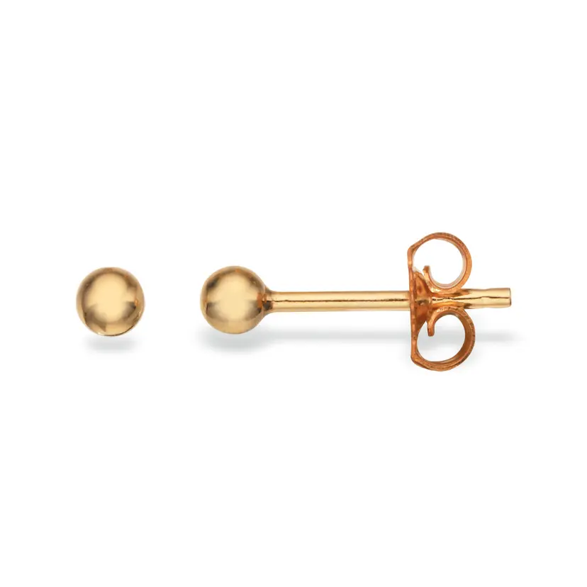 Scrouples Scrouples - 8 karat kugleørestikker, 2,5mm - 9343s
