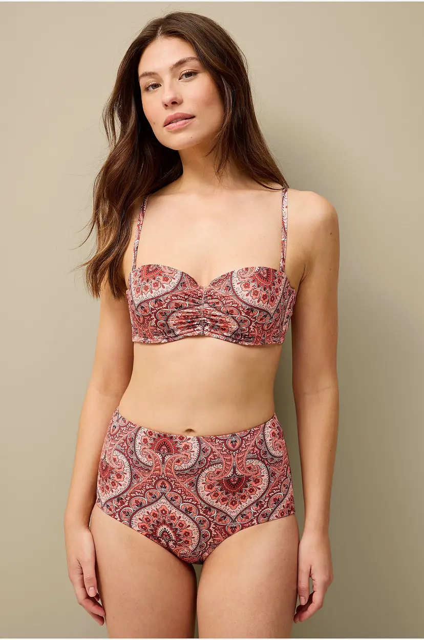 Ellos Collection Bikinitruse i hipsterstil - Rød