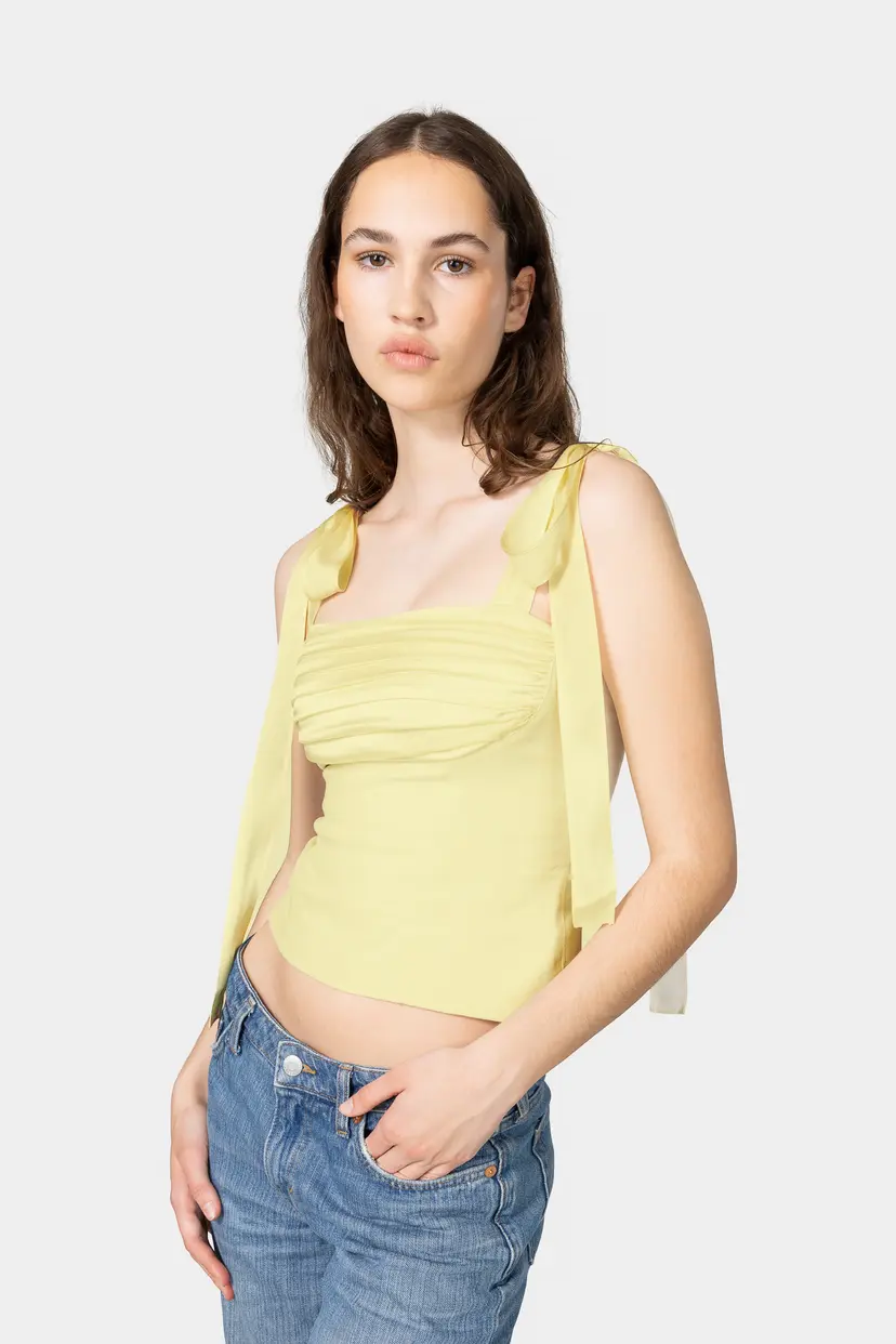 MurlongCres. Elsa Bustier Butter Yellow, XS