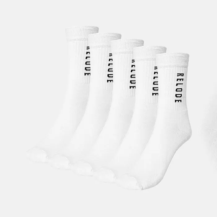 Relode Relode Training Socks 5-pack, White