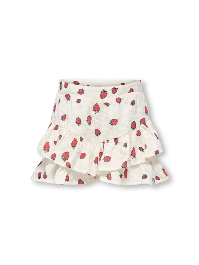 Only Kids Only Kids Fina Skort Tofu Strawberry (98 /3 år)