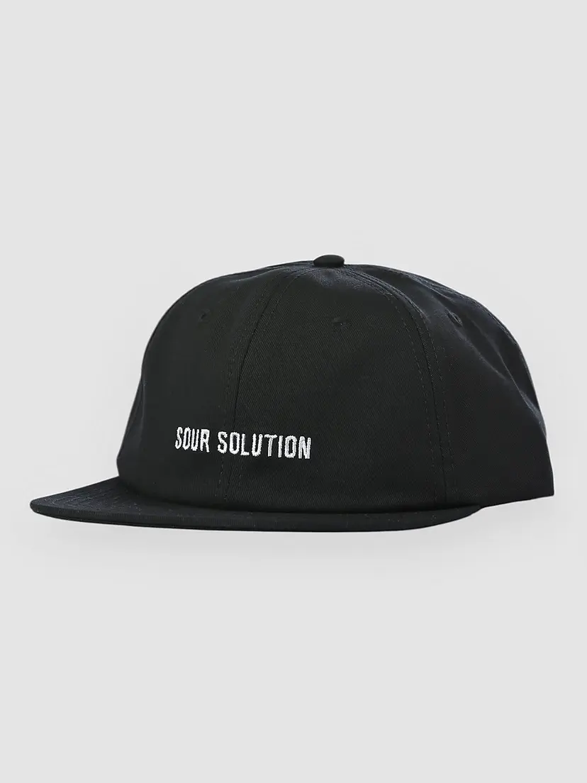 Sour Solution Sour Solution Solution Snapback Caps svart