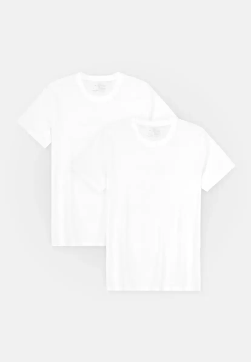 DANISH ENDURANCE DANISH ENDURANCE Hvid T-SHIRT, 2XL med Modal og 50% Økologisk Bomuld