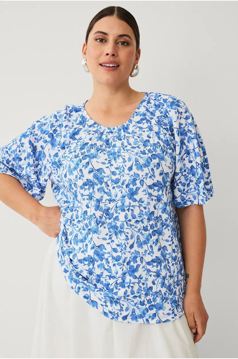 Ellos Plus collection Topp med a-linjeform - Blå