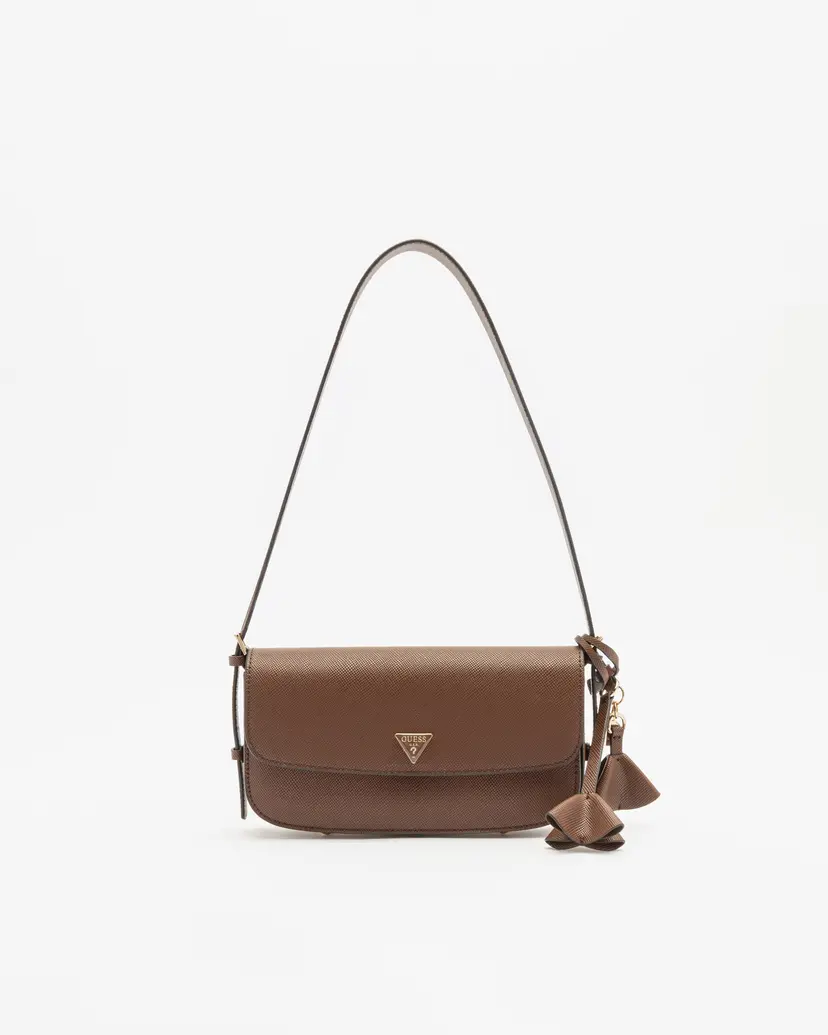 Guess Guess Danielle Flap Shoulder Bag Brown Shoulder bag