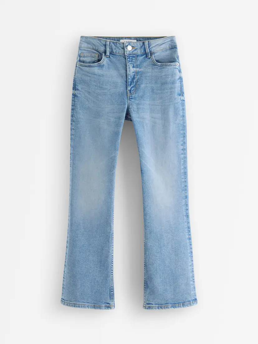 Lindex FLARE Karen cropped jeans med medium høy midje