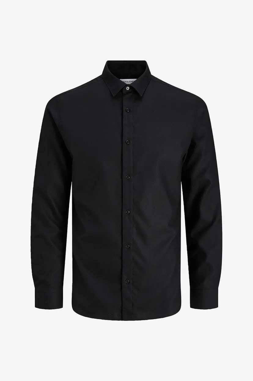 Jack & Jones Skjorte Jjejoe Structure Shirt L/S - Svart