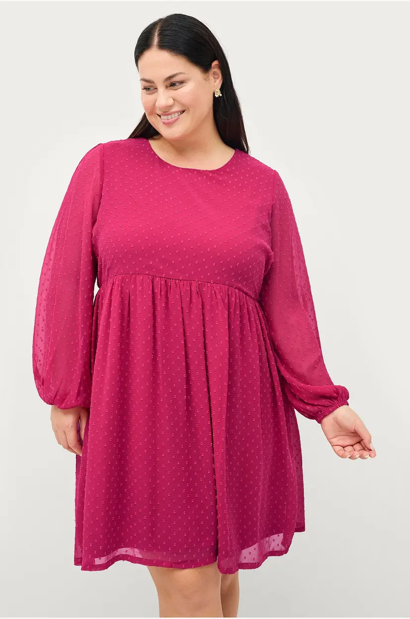 Ellos Plus collection Kjole Selma - Lilla