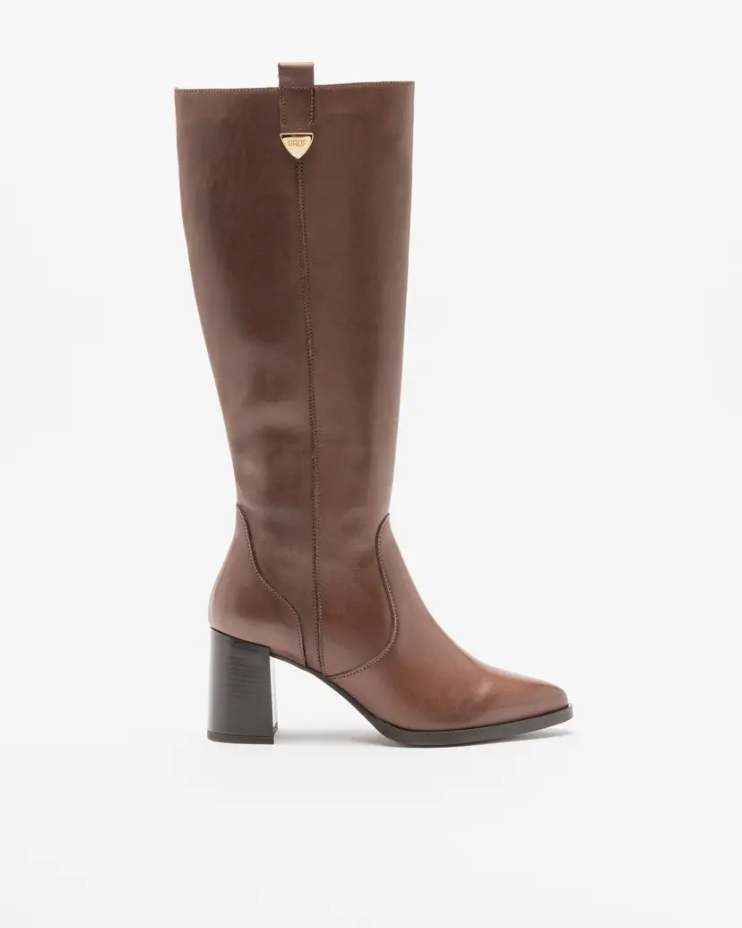 PROF PROF P2346 Brown Knee high boots